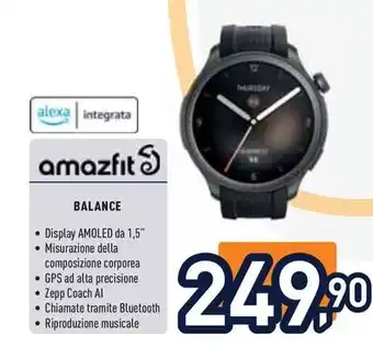 Unieuro amazfit BALANCE offerta
