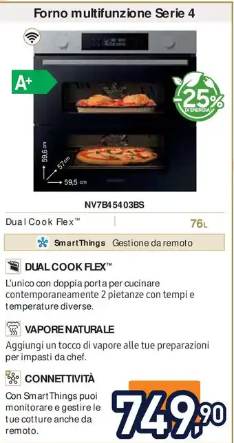 Unieuro Forno multifunzione Serie 4 offerta