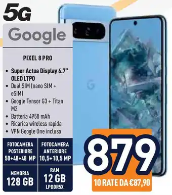 Unieuro Google PIXEL 8 PRO offerta