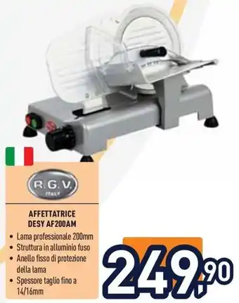 Unieuro R.G. V AFFETTATRICE DESY AF200AM offerta