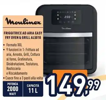 Unieuro Moulinex FRIGGITRICE AD ARIA EZ801D offerta