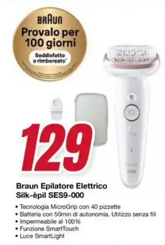 Trony Braun Epilatore Elettrico Silk-épil SES9-000 offerta