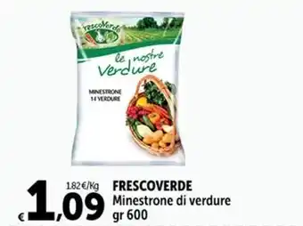 Carrefour Market FRESCOVERDE Minestrone di verdure gr 600 offerta
