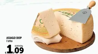 Carrefour Market ASIAGO DOP l'etto offerta