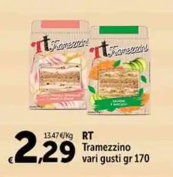 Carrefour Market RT Tramezzino vari gusti gr 170 offerta