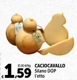 Carrefour Market CACIOCAVALLO Silano DOP l'etto offerta