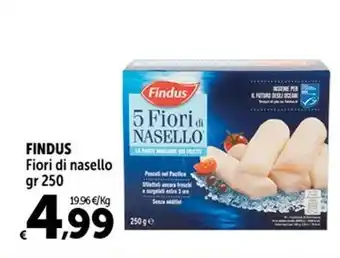 Carrefour Market FINDUS Fiori di nasello gr 250 offerta