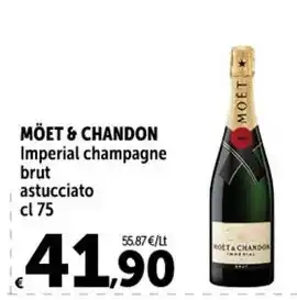 Carrefour Market MOET & CHANDON Imperial champagne brut astucciato cl 75 offerta