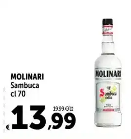 MOLINARI Sambuca cl70