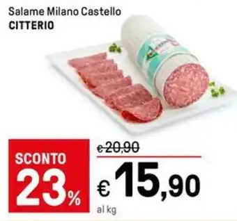 Iper La Grande Salame Milano Castello CITTERIO offerta