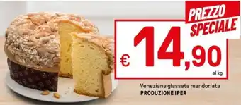 Iper La Grande Veneziana glassata mandorlata PRODUZIONE IPER offerta