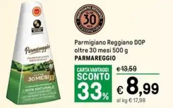 Iper La Grande Parmigiano Reggiano DOP oltre 30 mesi 500 g PARMAREGGIO offerta
