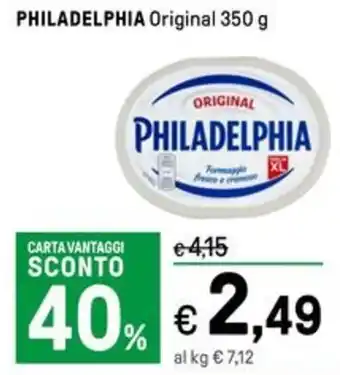Iper La Grande PHILADELPHIA Original 350 g offerta