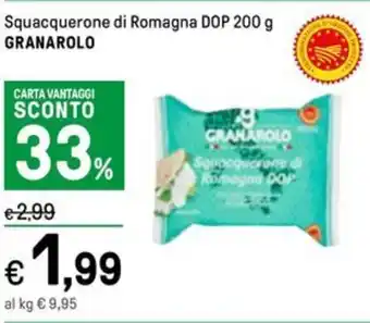 Iper La Grande Squacquerone di Romagna DOP 200 g GRANAROLO offerta