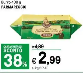 Iper La Grande Burro 400 g PARMAREGGIO offerta
