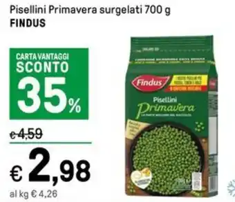 Iper La Grande Pisellini Primavera surgelati 700 g FINDUS offerta