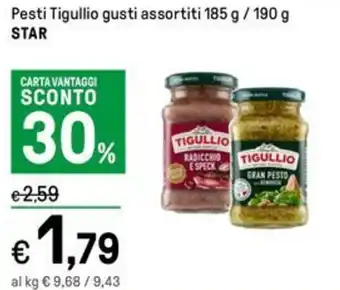 Iper La Grande Pesti Tigullio gusti assortiti 185 g / 190 g STAR offerta