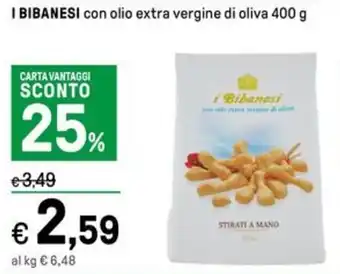 Iper La Grande I BIBANESI con olio extra vergine di oliva 400 g offerta