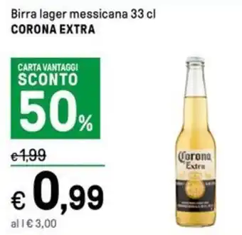 Iper La Grande Birra lager messicana 33 cl CORONA EXTRA offerta