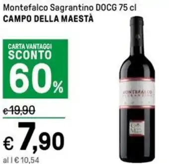 Iper La Grande Montefalco Sagrantino DOCG 75 cl CAMPO DELLA MAESTÀ offerta