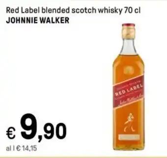 Iper La Grande Red Label blended scotch whisky 70 cl JOHNNIE WALKER offerta