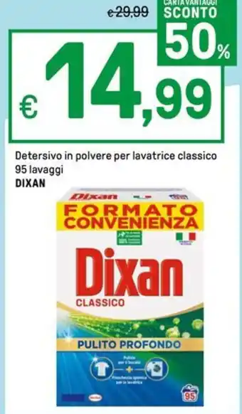 Iper La Grande Detersivo in polvere per lavatrice classico 95 lavaggi DIXAN offerta
