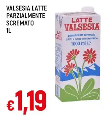 Famila Superstore VALSESIA LATTE PARZIALMENTE SCREMATO 1L offerta