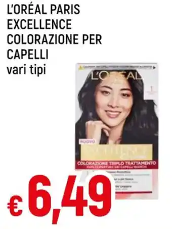Famila Superstore L'ORÉAL PARIS EXCELLENCE COLORAZIONE PER CAPELLI vari tipi offerta
