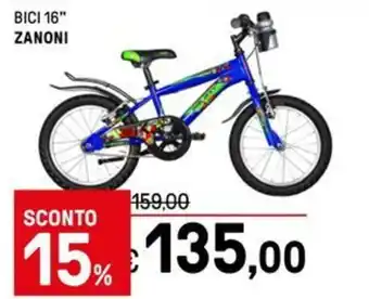 Iper La Grande BICI 16" ZANONI offerta