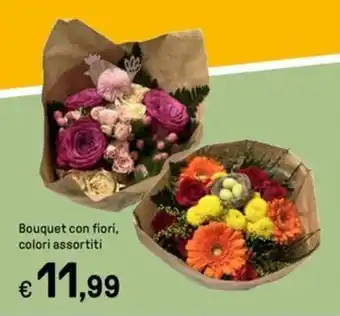 Iper La Grande Bouquet con fiori, colori assortiti offerta