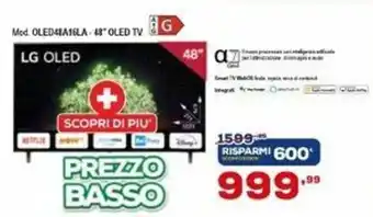 Euronics LG Mod. OLED48A16LA = 43" OLED TV offerta