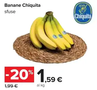 Carrefour Banane Chiquita sfuse offerta