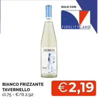 Mercatò BIANCO FRIZZANTE TAVERNELLO cl.75 offerta