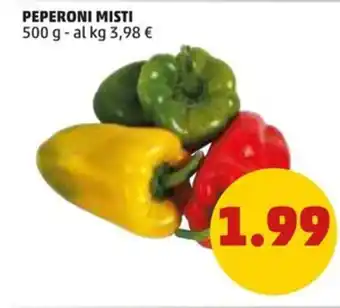 PENNY PEPERONI MISTI 500 g offerta