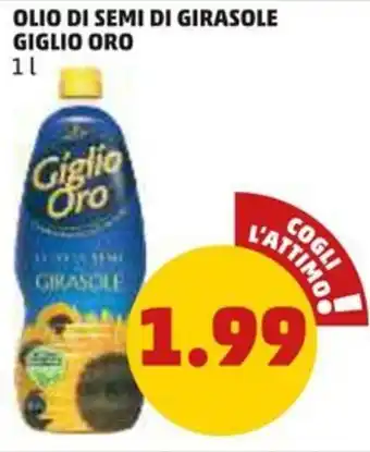 PENNY OLIO DI SEMI DI GIRASOLE GIGLIO ORO 1 l offerta