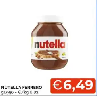 Mercatò NUTELLA FERRERO gr.950 offerta
