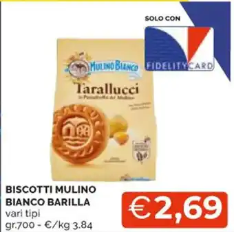 BISCOTTI MULINO BIANCO BARILLA vari tipi gr. 700