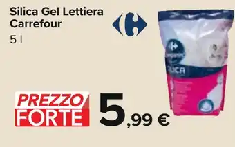 Carrefour Silica Gel Lettiera Carrefour 5 l offerta