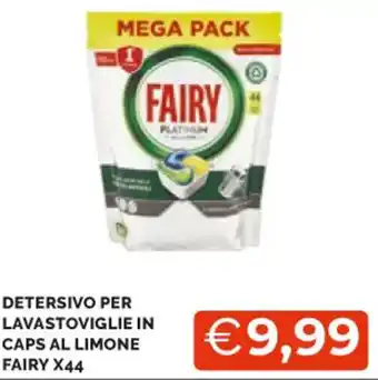 Mercatò DETERSIVO PER LAVASTOVIGLIE IN CAPS AL LIMONE FAIRY X44 offerta