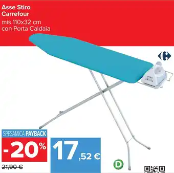 Carrefour Asse Stiro Carrefour mis 110x32 cm con Porta Caldaia offerta