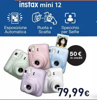 Unieuro instax mini 12 offerta