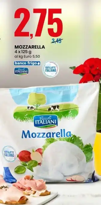 Eurospin MOZZARELLA 4 x 125 g offerta