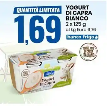 Eurospin YOGURT DI CAPRA BIANCO 2 x125 g offerta