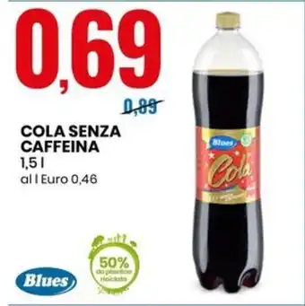 Eurospin Blues COLA SENZA CAFFEINA 1,5 l offerta