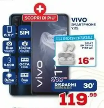 Euronics Vivo Smartphone V115 offerta