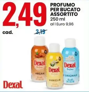 Eurospin Dexal PROFUMO PER BUCATO ASSORTITO 250 ml offerta