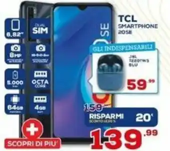Euronics TCL Smartphone 20SE offerta