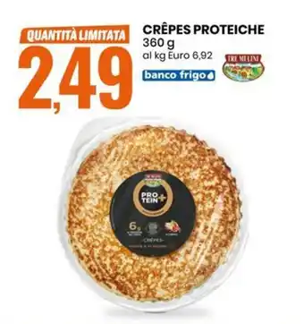 TRE MULINI CRÊPES PROTEICHE 360 g