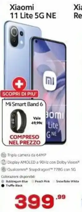 Euronics Xiaomi 11 Lite 5G NE offerta