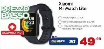 Euronics Xiaomi Mi Watch Lite offerta